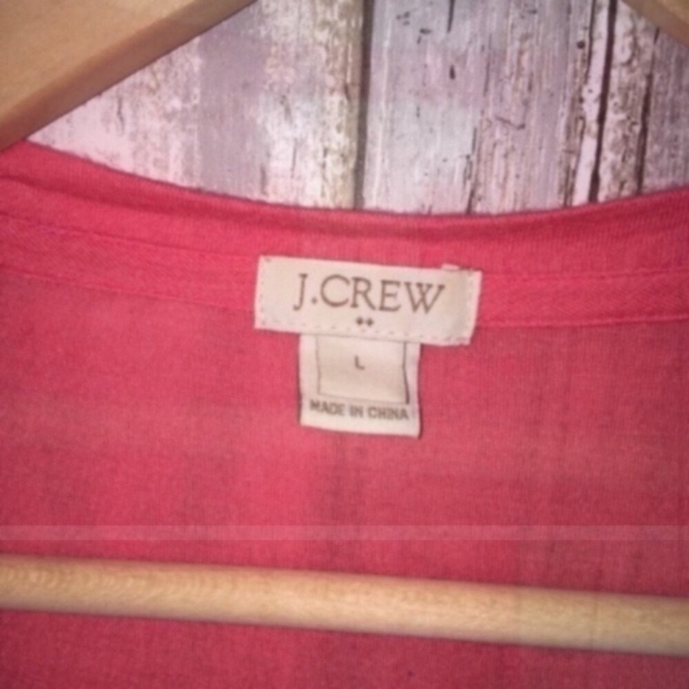 J. Crew Pink Lace Sleeveless Blouse - Picture 3 of 4